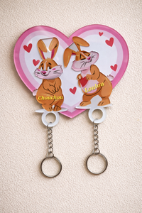 Porte clé acrylique Duo