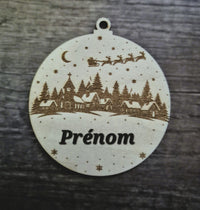 Boules de Noël gravées