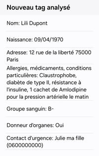 Carte SOS