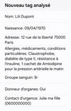 Carte SOS