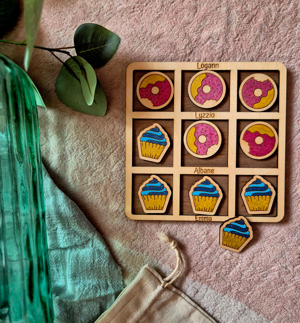 Tic tac toe + prénoms