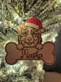 Boule de Noël chien