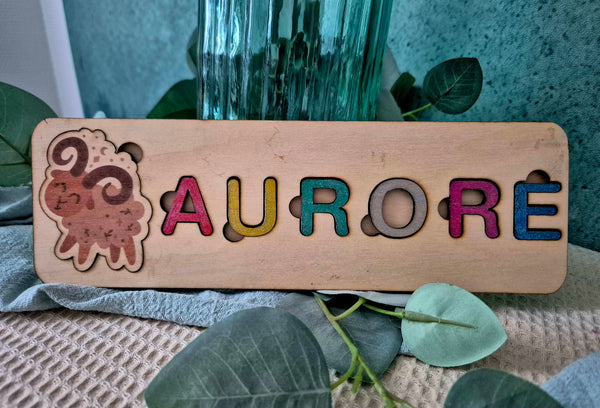 Puzzle prénom et signe astrologique