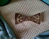 Noeud papillon en bois