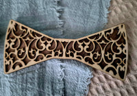 Noeud papillon en bois