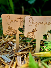 16 étiquettes potager