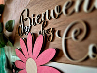 Panneau de bienvenue