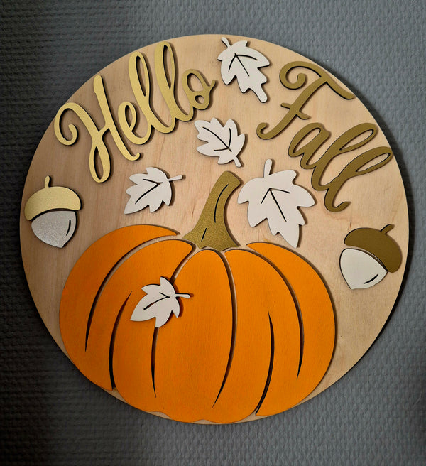 Panneau de bienvenue Automne