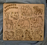 Puzzle animaux sauvages