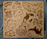 Puzzle animaux marins