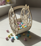 Panier de Pâques en bois