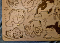 Puzzle animaux marins