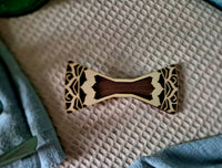 Noeud papillon en bois