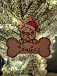 Boule de Noël chien