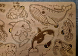 Puzzle animaux marins
