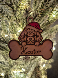 Boule de Noël chien