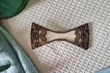 Noeud papillon en bois