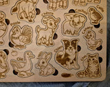 Puzzle animaux de la ferme