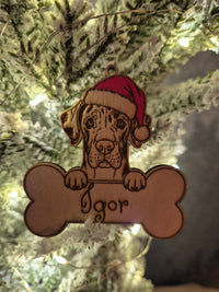 Boule de Noël chien