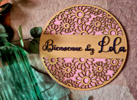 Panneau de bienvenue