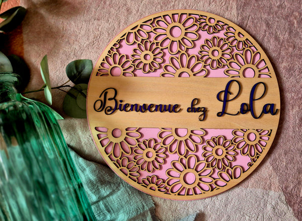 Panneau de bienvenue