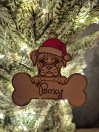 Boule de Noël chien