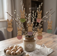 Oeufs lapins personnalisés à suspendre
