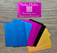 Carte de visite métal