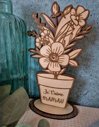 Bouquet de fleurs éternelles