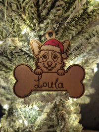 Boule de Noël chien