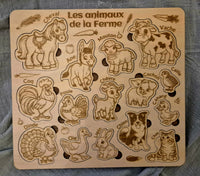 Puzzle animaux de la ferme