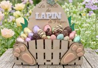 Panier de Pâques décoration de table