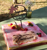 Topper gâteau d'anniversaire