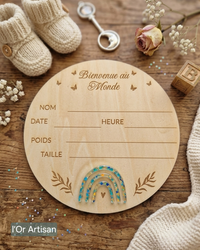 Panneau annonce bébé